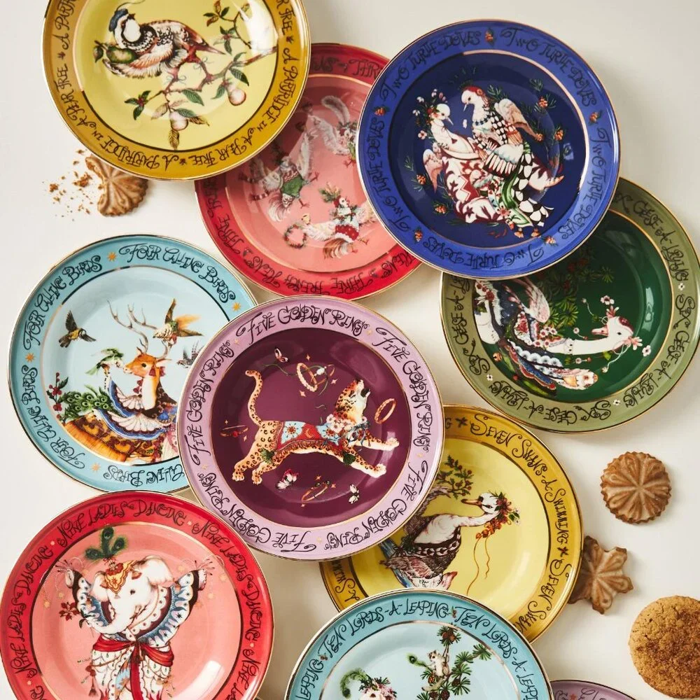 Anthropologie x Phannapast Taychamaythakool Twelve Days of Christmas Pear Tree